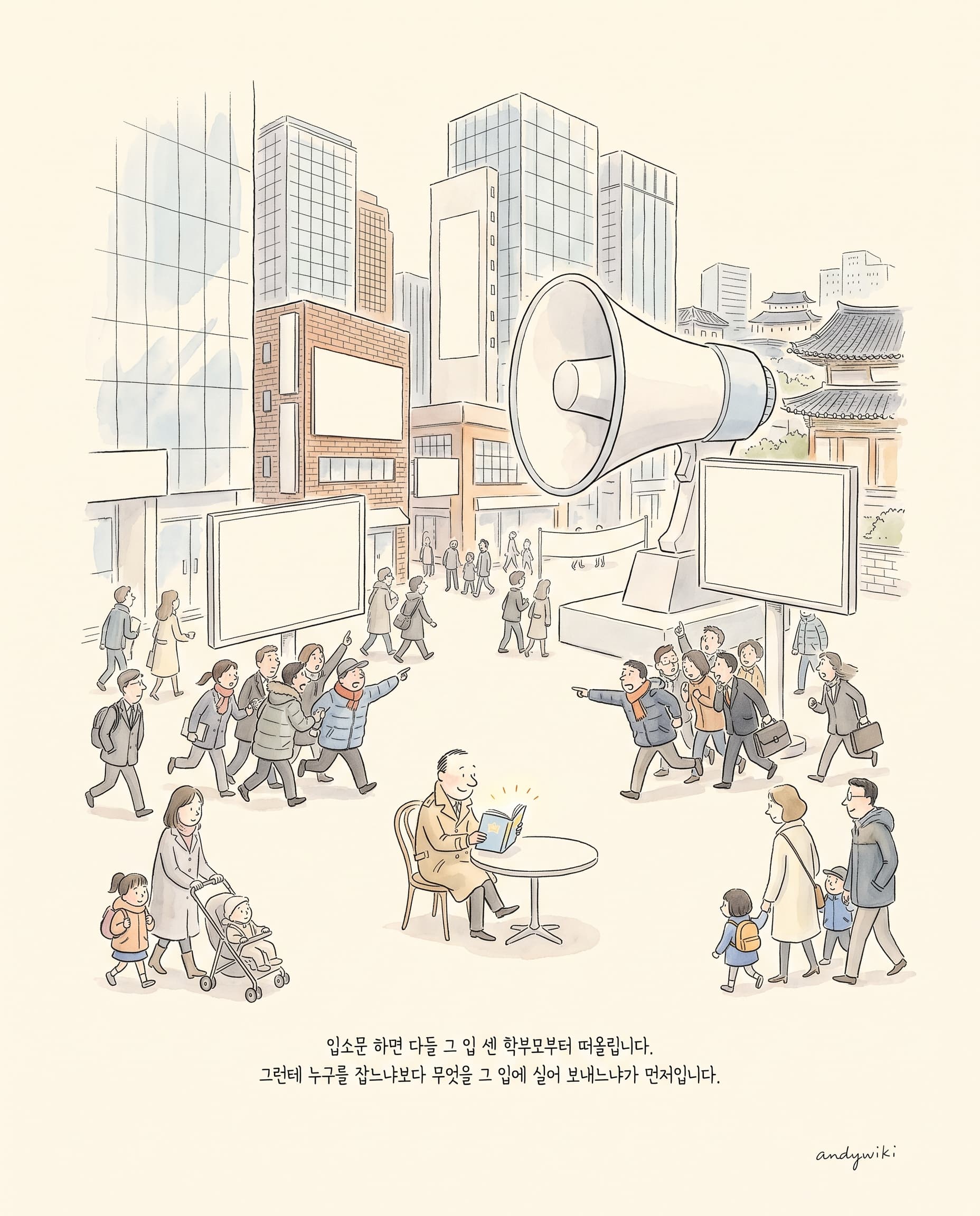 입소문을 내줄 사람부터 찾는다면, 순서가 거꾸로입니다
